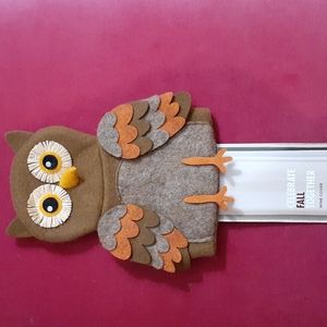 Fall Owl Wine Bottle Holder